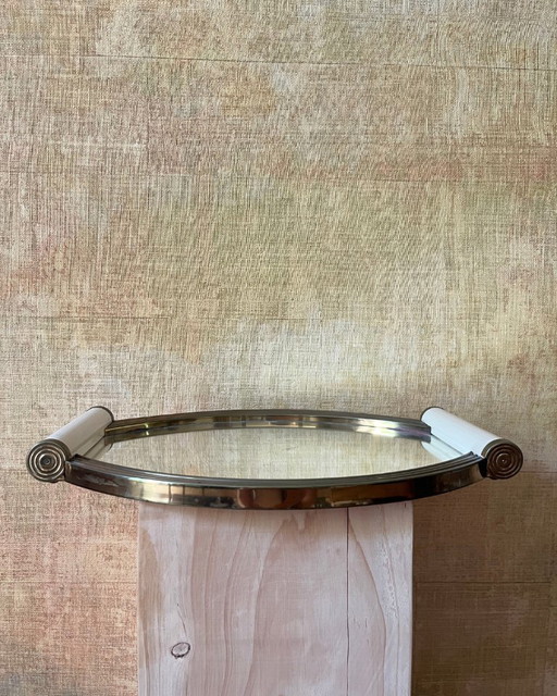 Vassoio con specchio Art Déco – Francia, anni '30