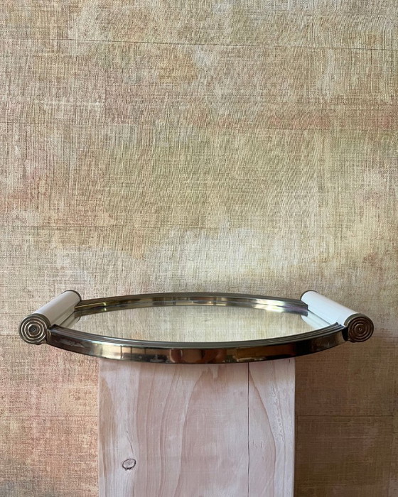 Image 1 of Bandeja de espejo Art Déco – Francia, década de 1930