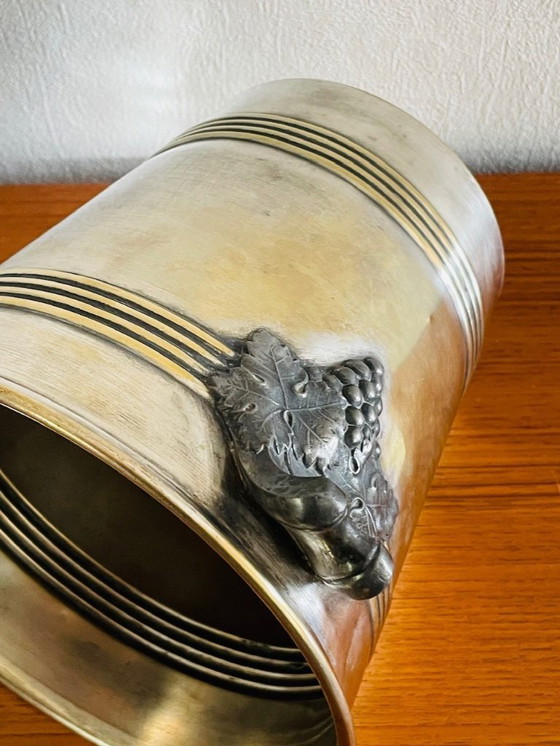 Image 1 of Art Deco Silver Plated Champagne Bucket by Argit, 1920s