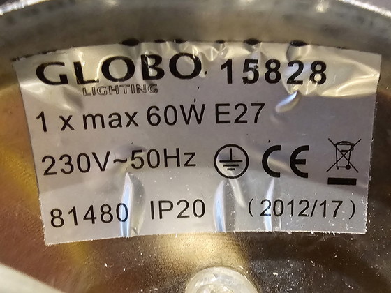 Image 1 of Spacecage plexiglass wire lamp, ø48cm