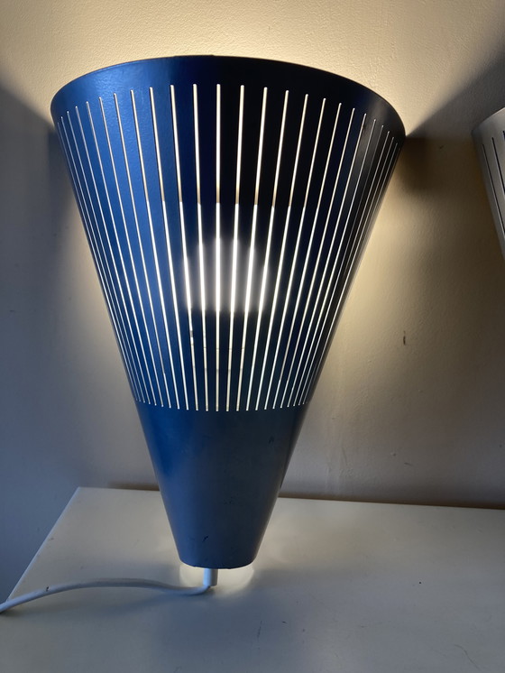 Image 1 of 2x Vintage Ikea Klyka Wandlampjes