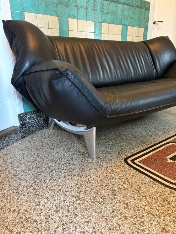 Image 1 of LEOLUX leather sofa