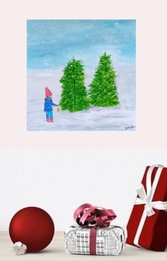 Image 1 of Weihnachts- (Winter-) Gemälde