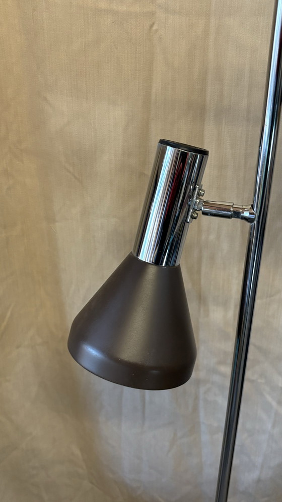 Image 1 of Vintage verchroomde vloerlamp