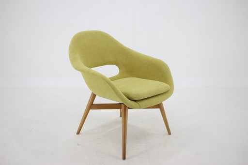 1960s Miroslav Navratil Shell Lounge Chair, Czechoslovakia