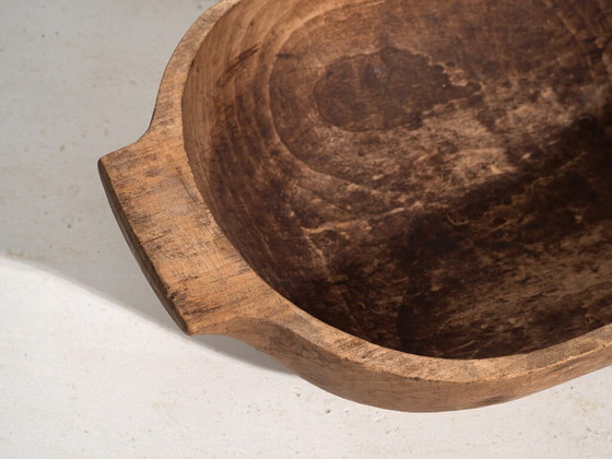 Cuenco antiguo de madera maciza (c.1900) #22 (photo 11 of 40)