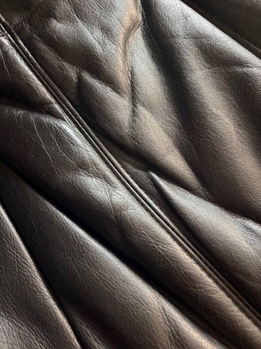 Ligne Roset Togo Driezits | Zwart Leder – 3 5 zitsbanken, Leather (photo 2 of 6)