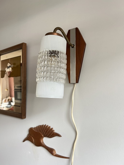 Vintage mid-century wall lamp