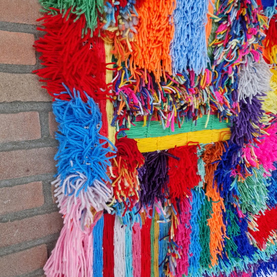 Image 1 of Vintage wandkleed wanddecoratie muurkleed kunstwerk