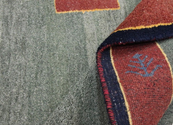 Image 1 of Origineel modern Indo Gabbeh wollen tapijt 341 x 249 cm