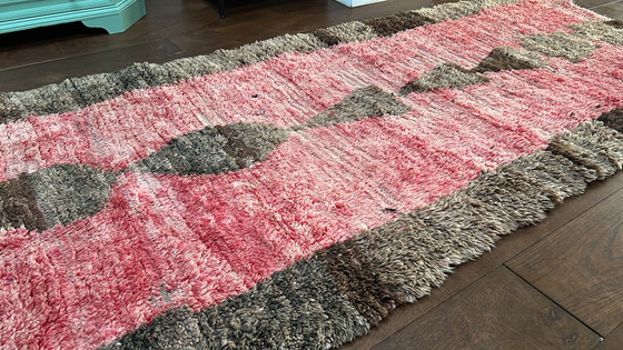 Image 1 of Chemin de table Boujaad vintage - Noué à la main, 100% laine, 246x106 cm