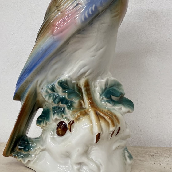 Image 1 of Vintage porcelain Parfume lamp bird , 1950s