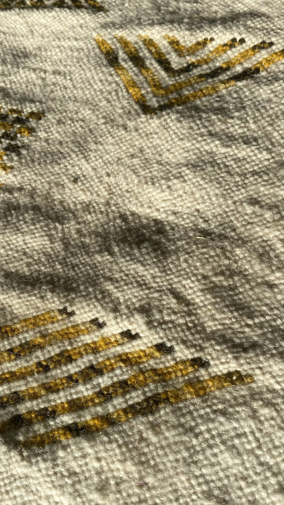 Image 1 of Atlas Echo - 150cm x 100cm - Authentic Hand-woven Berber Kelim