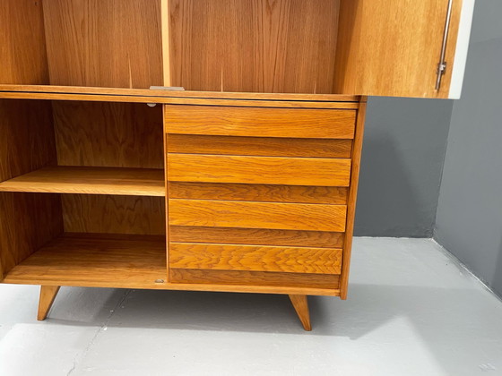 Image 1 of U-450 kast in eiken van Jiří Jiroutek voor Interiér Praha, Tsjecho-Slowakije, jaren 1960