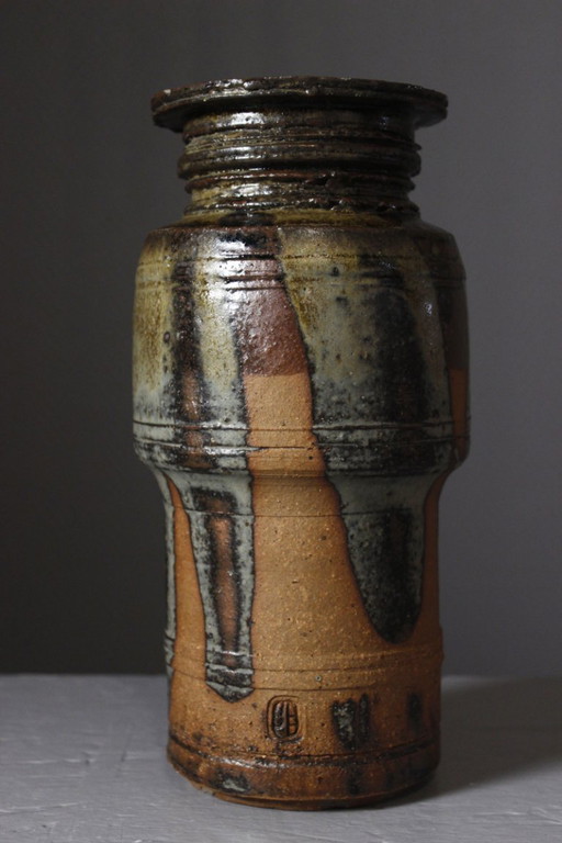 Pat & Jo Rowland Sant Vicens - Large glazed vase circa 1970 – vazen, Ceramic (photo 2 of 12)