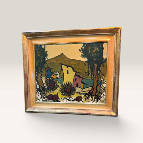 1970s Giancarlo Pissanchi Painting – Paintings & Drawings, Canvas, Wood (photo 5 of 5)