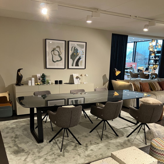 Image 1 of Joli Curve Faux Elyps eettafel - 300x110