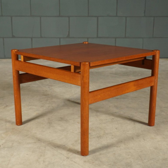Set da salotto danese – Due poltrone con tavolino – Anni '70 – Textile (photo 19 of 19)
