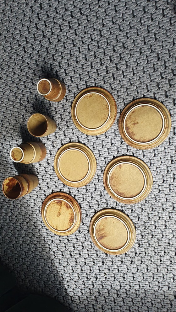 Image 1 of Vintage servies 12-delig LILIEN PORZELLAN Austria brutalist 70s