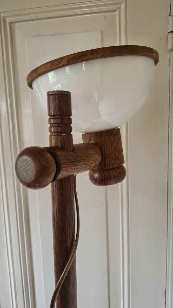 Steinmetz-Eichenpilz-Stehlampe – Steinhauer, Stehleuchten, Plastic, Wood (photo 5 of 14)