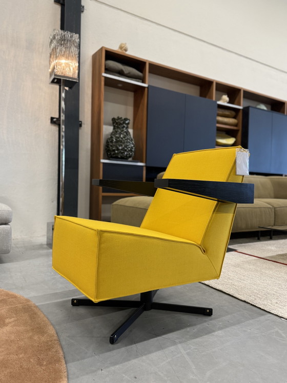Rietveld Originals Press Room Chair Yellow Fabric – Gelderland, Armchairs, Other (photo 5 of 7)
