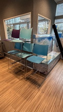 6 moderne Casala curvy stool barkrukken krukken kantoor