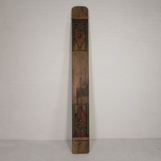 Image 1 of Klappbank, Terrassenbank, 216 cm lang, 1960er Jahre