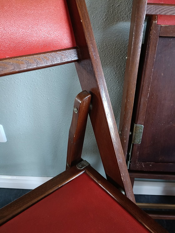 Image 1 of Vintage Folding Chairs 1950s