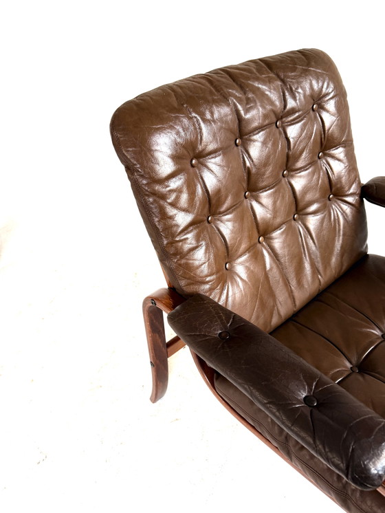 Image 1 of 2x vintage fauteuil, Göte Möbler, Nassjö Zweden, jaren ‘70