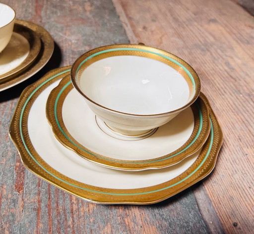 Set van 2 decoratieve retro mokken