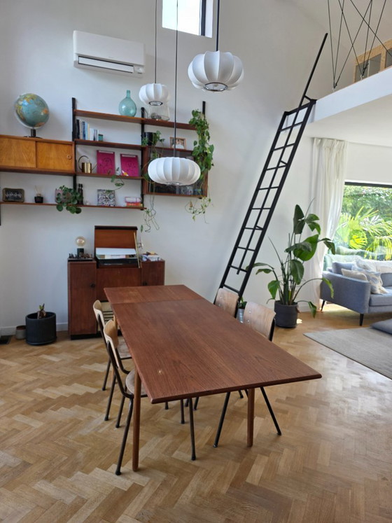 Image 1 of Deense Mid-Century Designer Eettafel in Teak – Larsen & Bender Madsen – Næstved, ca. 1960