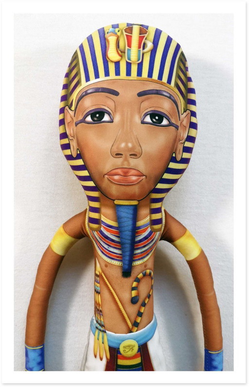 Tutankhamun Gift Decor | King Tut Pharaoh Figurine | Ancient Egypt Art Doll Collectible | Egyptian Home Decor
