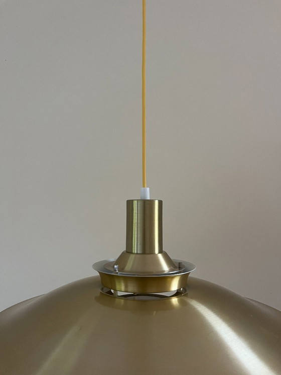 Image 1 of Vintage Danish disk pendant - Louis Poulsen style