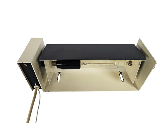 Image 1 of Hiemstra Evolux - Niek Hiemstra - wand/bedlampje - metaal - industrieel - 1950's