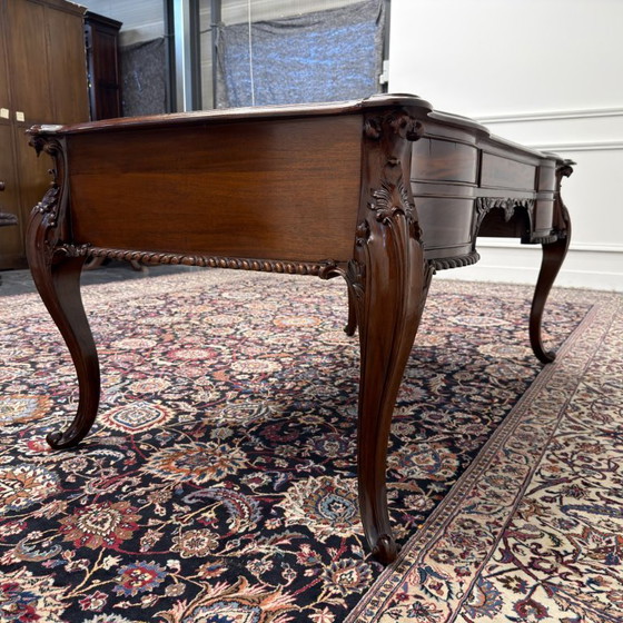 Scrivania Classica Antica Inglese – Scrivanie, Leather, Wood (photo 7 of 22)