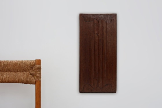 Image 1 of Panel gótico tallado en roble del siglo XVI, Francia