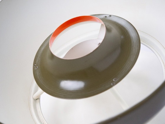 Image 1 of Lampe à suspension vintage danoise Jutlandia par Jorgen Hoj, Holmegaard, 1970