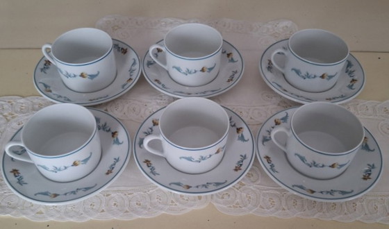 Image 1 of Bernardaud handcrafted ceramic coffee cups