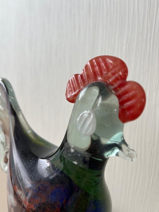 Image 1 of Murano glass rooster - Italian craftsmanship