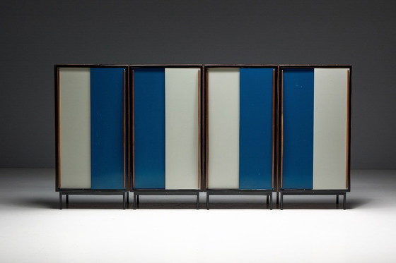 Image 1 of Armadi modernisti di Willy Van Der Meeren per Tubax, Belgio, anni '50