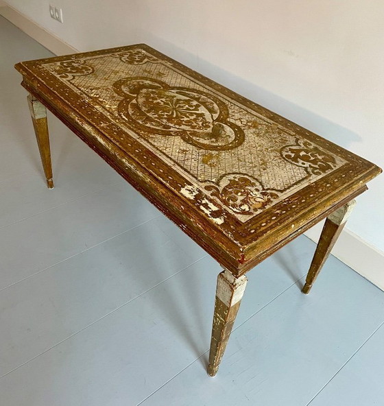 Image 1 of Tavolo in legno vintage - Inghilterra anni '70, stile shabby chic