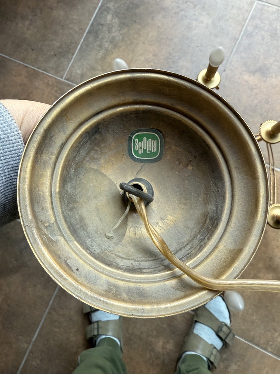 Image 1 of Messing-Kronleuchter Gaetano Sciolari