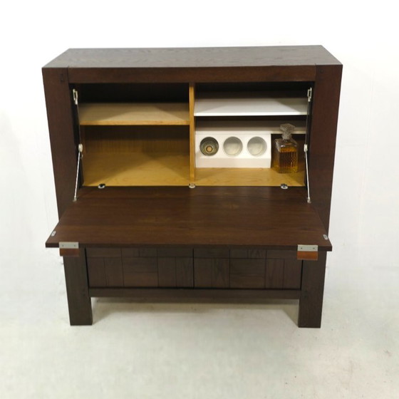 Image 1 of Brutalist cabinet / bar cabinet Frans Defour 70's design