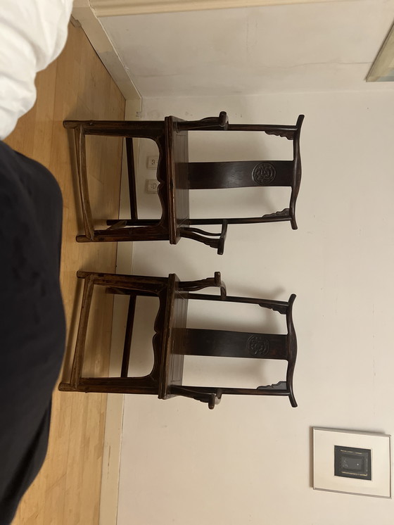 Image 1 of Antieke Chinese stoelen. Setbusje 2