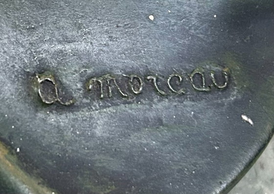 Lámpara de Mesa Art Nouveau 2 Ninfas August Moreau – Auguste Moreau, Lámparas de mesa, Other, Metal (photo 2 of 16)