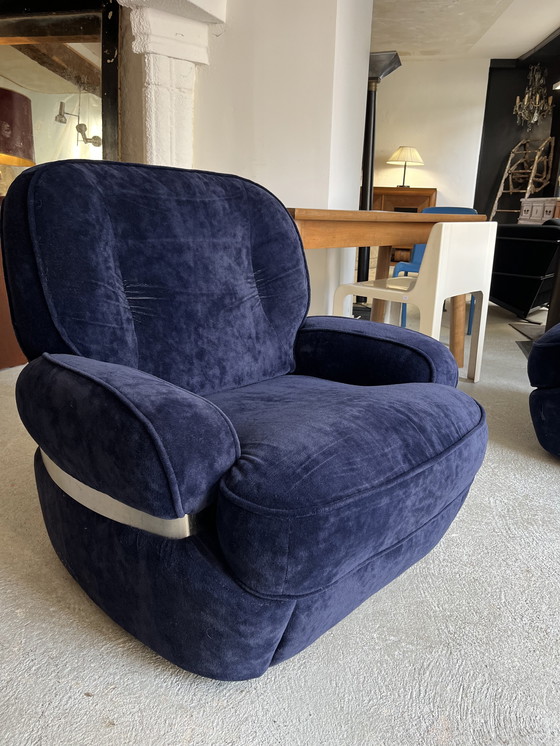 Image 1 of Set di divano e 2 poltrone Space Age anni '70