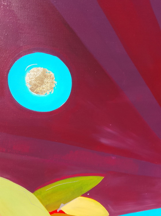 Acrylic painting #Bloom 70x140cm – joart, Paintings & Drawings, Canvas (photo 12 of 15)