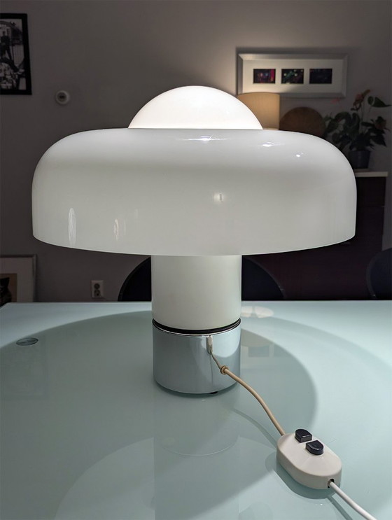 Image 1 of Luigi Massoni “Brumbry” (Brumbury) Table Lamp - Harvey Guzzini (1969)