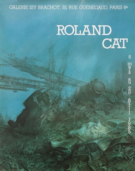 Roland CAT Affiche Isy Brachot Poster 1985