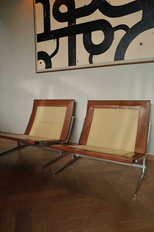 2x Sillones Preben Fabricius & Jørgen Kastholm, BO-561